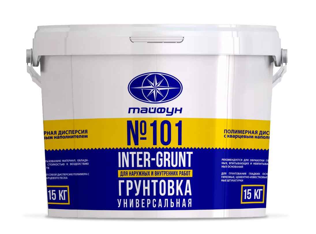 Грунтовка «INTER-GRUNT» «Тайфун Мастер» №101